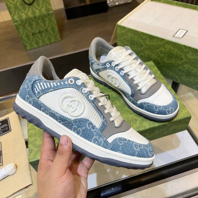 G家 情侣款，码数:女码35-40 男码：38-45 男38 45.订做 Gucci2024早春古驰g家 最新爆款mac80 运动鞋 情侣款 休闲 复古 做