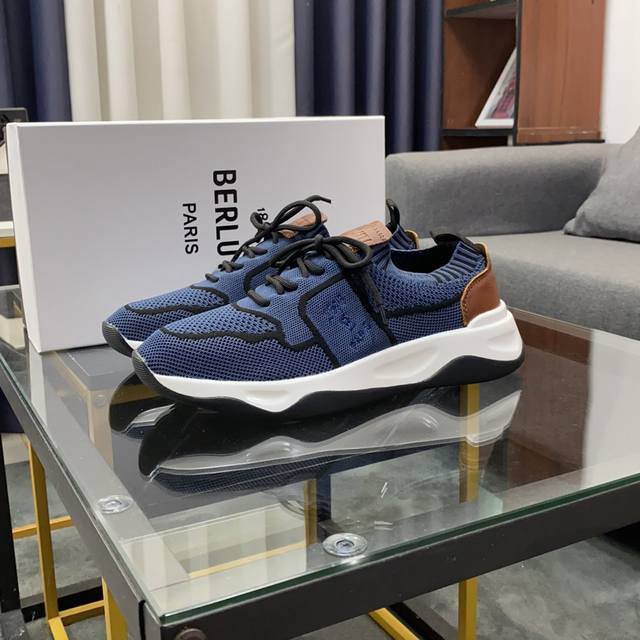 商品商标:Berluti 伯尔鲁帝 运动鞋 正码码数:38-44 商品材料:运动休闲男鞋 飞织制面羊皮垫脚做工精致、脚感极佳，Tpu橡胶底，炫酷时尚，最新流行、