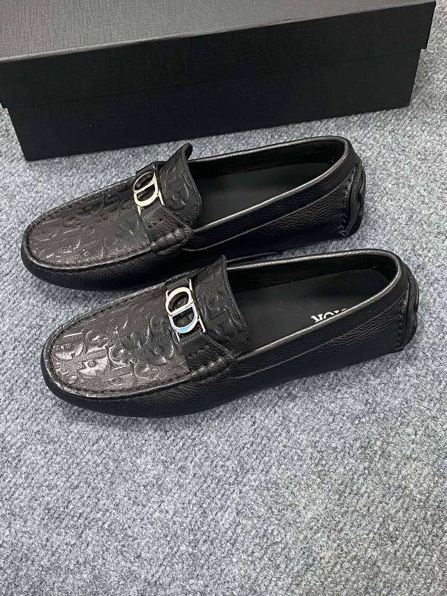 厂价 全球购 英国专柜新款 Dior 迪奥 男士时尚loafer乐福鞋 一脚蹬专柜原版开发。全套包装38一46