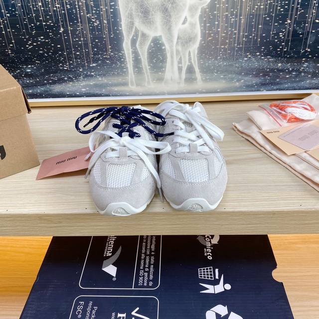 出厂 顶级版本miumiu缪缪情侣款半拖 X New Balance Nb530 休闲 运动鞋 阿甘鞋 德训鞋 原版购入开发做货 Miu Miu X New B