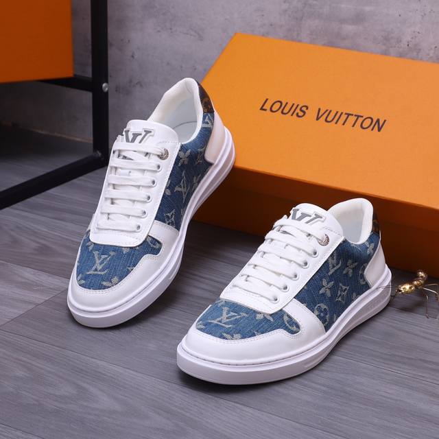 商品商标：Louis Vuitton 路易威登 休闲鞋 正码码数 38-44 商品材料：精选 头层牛皮鞋面 透气内里原版大底