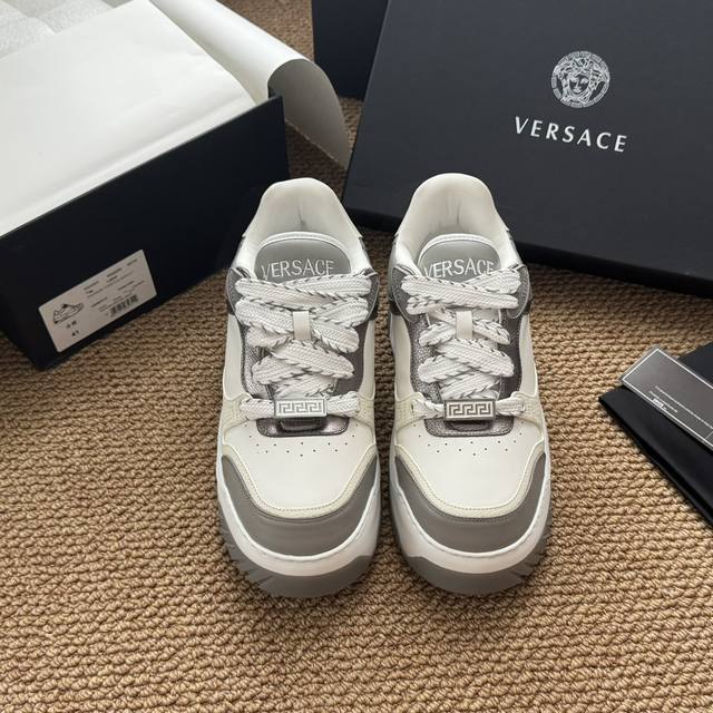 Size:38-45 38 45订做不退换 Versace 范思哲 Odissea 系列 厚底 休闲运动 鞋