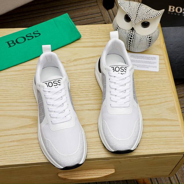 工厂价 商品商标 Ｂｏｓｓ 休闲鞋 正码码数 38-44 商品材料：精选原版鞋面，皮内里。原版大底。4色可选！