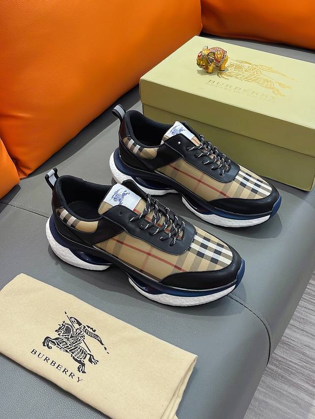 商品名称：Burberry 巴宝莉 正规码数: 38-44 休闲鞋 商品材料：精选 牛皮鞋面，柔软羊皮内里；原厂大底。