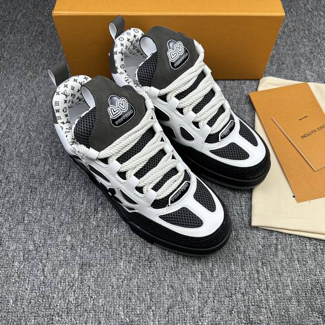 Lv 驴牌 Trainer Skate 系带板鞋 38-44码