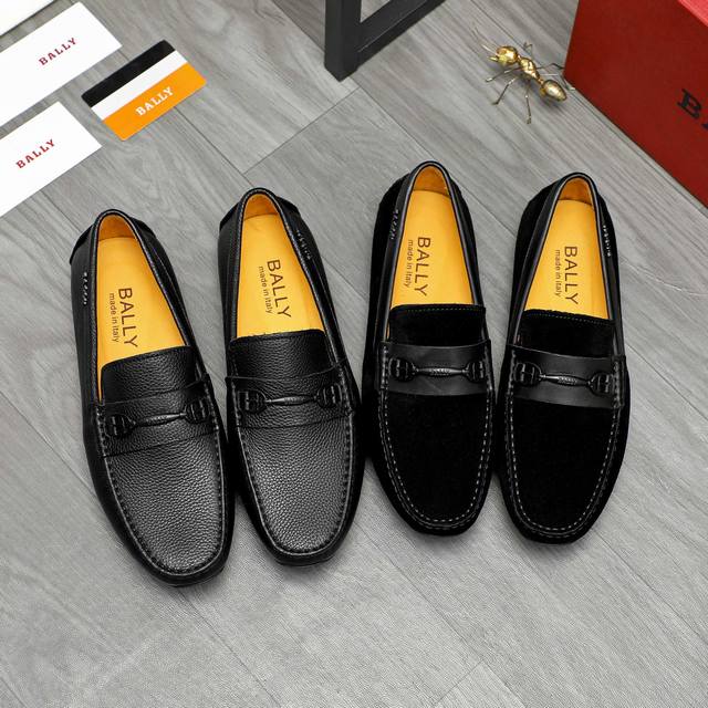 商品商标：Bally 巴莉 休闲鞋 正码码数: 38-44 商品材料：精选反绒鞋面 猪皮内里 原版大底