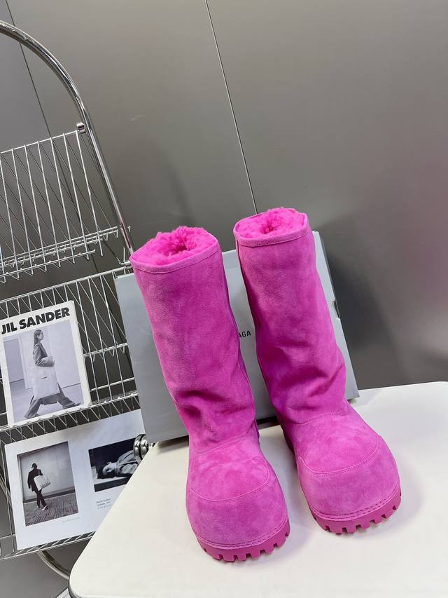 男装20 Balenciaga巴黎世家滑雪系列skiwear最新款情侣款高中低阿拉斯加雪地靴 正品购入开发 完美复刻 设计师推出探索时尚界对于原创与挪用的概念、