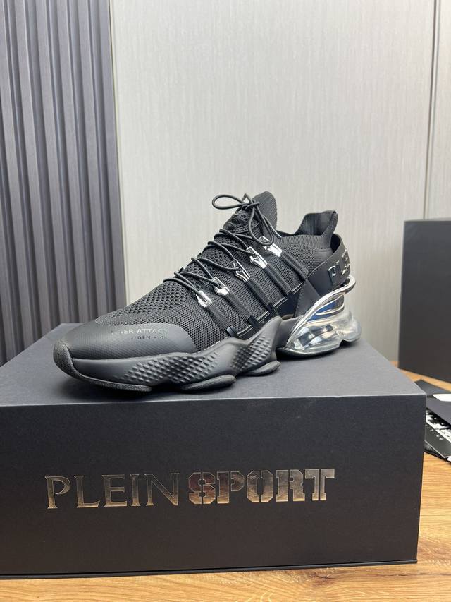 工厂价 Philippplein Pp.全新sport系列运动鞋 面料：原版定制进口飞织拼接皮质 内里：原版定制进口透气网 垫脚：原版定制透气网注塑成型 大底：