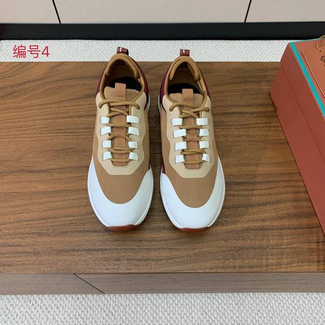 Lp P: Size：39-46 38.45.46 可定做 Lp Loro Piana 小众诺优翩雅经典款慢跑鞋，男士系带休闲鞋运动鞋，这款采用storm Sy