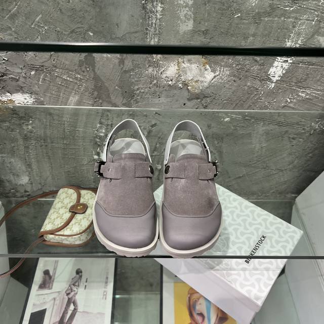 情侣款dior X Birkenstock 全球限量联名款这两个品牌刚出联名我就心动了，代购找很久才买到货，真的一鞋难求，真的超级好看，姐妹们给我冲码数:35- - 点击图像关闭