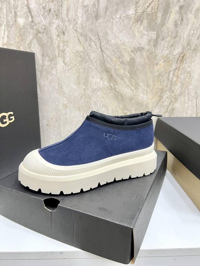 情侣款 Ugg Tasman Weather Hybrid一秒蹬雪地靴 王一博同款经典tasman鞋型之设计环保防水防雪材质兼具时髦与功能属性，同时搭配全新ug