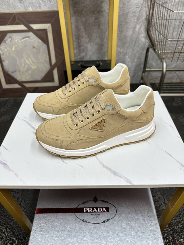 Prada-普拉达 顶级版本，套楦工艺，油边工艺，面料：高档牛皮。38–44 45订做不退换 X5