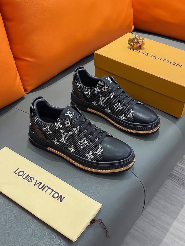 商品名称：Louis Vuitton 路易 威登 正规码数: 38-44 休闲鞋 商品材料：精选 牛皮鞋面，柔软羊皮内里；原厂大底。