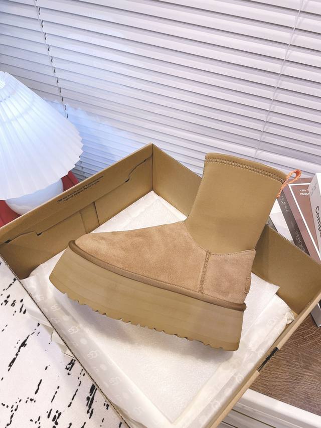 Ugg P: 女款size:35-41 41定做不退换 Ugg 新款1144031经典迪普靴5层大底真正的原版原楦舒适保暖增高不掉脚ugg弹力靴雪地靴毛毛鞋