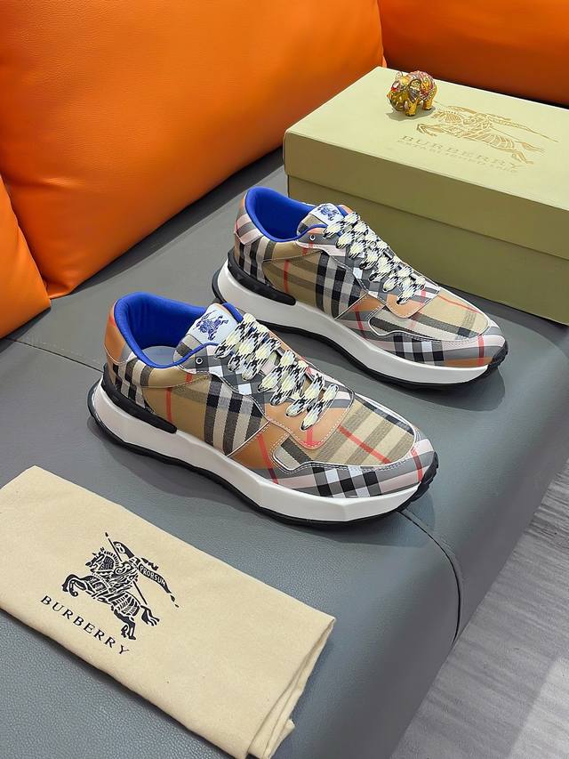 商品名称：Burberry 巴宝莉 正规码数: 38-44 休闲鞋 商品材料：精选 进口牛皮鞋面，柔软羊皮内里；原厂大底。