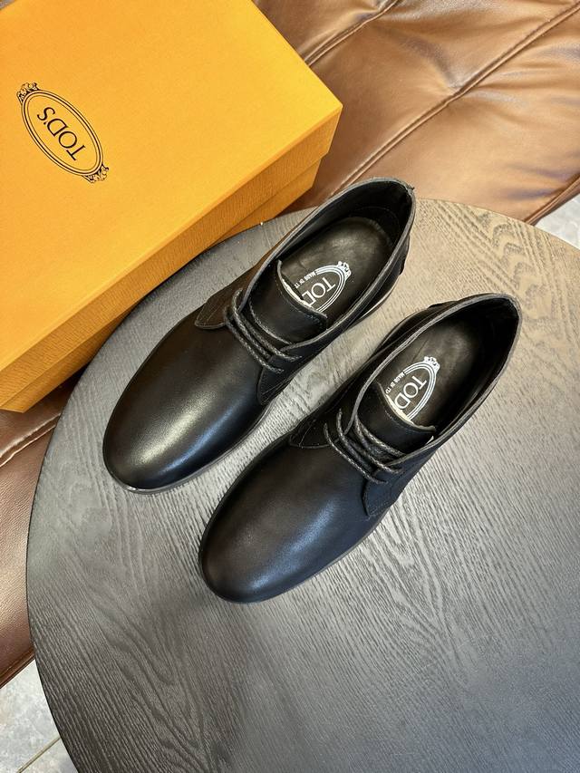 Tod'S P: Size,.39-44 38.45订做 Tods 托德斯 高帮休闲乐福鞋｜面料进口牛反绒｜内里垫脚水染牛皮｜嵌边橡胶豆豆鞋底柔软脚感舒适｜轻便