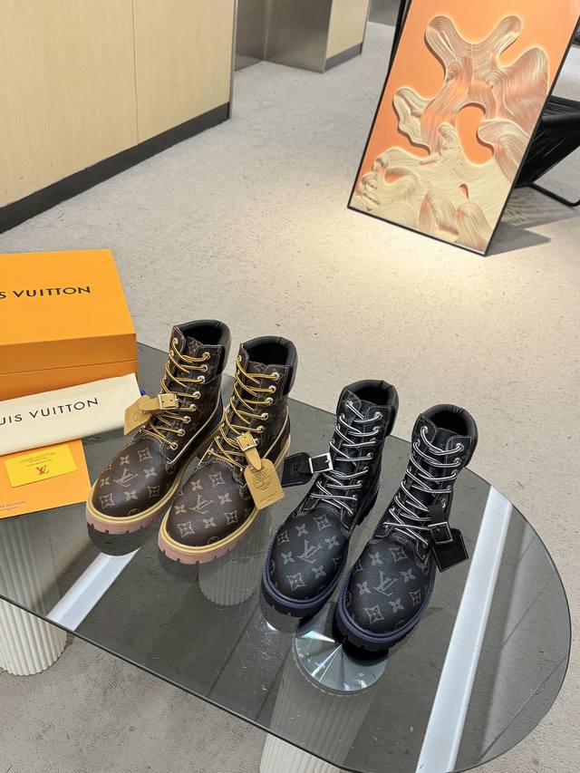 实价不让利 Louis Vuitton X Timberland联名 Via Instagram Lv 224 早秋 添柏岚 大黄靴 众多明星上脚 多组穿搭 秋