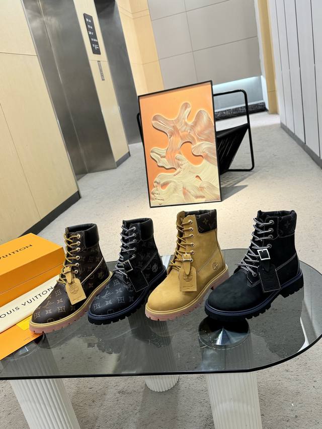 实价不让利 Louis Vuitton X Timberland联名 Via Instagram Lv 224 早秋 添柏岚 大黄靴 众多明星上脚 多组穿搭 秋