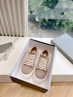 G0135代购级别rick Owens 瑞克 欧文斯24春夏情侣系列edfu全粒面小牛皮复古运动鞋休闲鞋 面料：原版牛皮 内里：羊皮 尺码：35~43女码 40