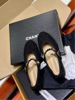 Chanel 顶级版本 代购级已认证2024Chanel 香奈儿 秋冬新款手工复古金币玛丽珍单鞋 ，精挑细选材料，最好部位做鞋 材料面料：进口羊皮 布 内里：羊