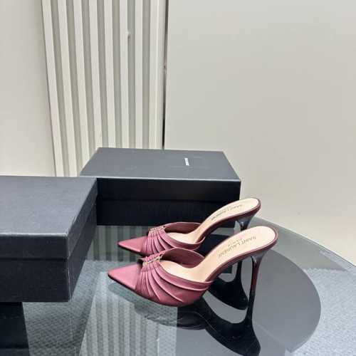 顶级版本 Saint Laurent巴黎秀场同步更新 Saint Laurent 圣罗兰尖头跟鞋 木纹鞋跟真的充分突显利落极简 鞋面：定制羊皮 内里：羊皮 垫脚