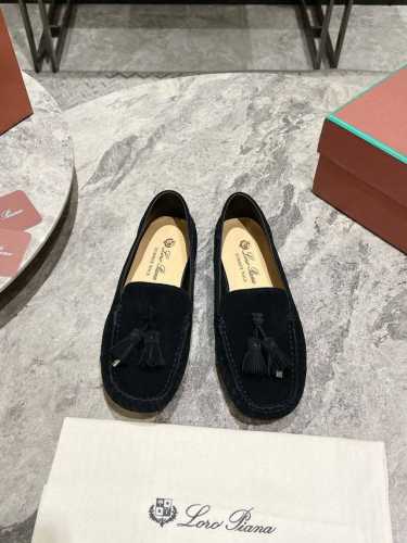 顶级高版本爆款来袭Lp官网新品发售loro Piana 官网同款缝制豆豆鞋 最高品质lp女士经典豆豆鞋，高端开车鞋，配全套包装！材质：进口优质头层牛皮 绒，进口