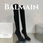 出厂价 Balmain 巴尔曼 独家首发 巴尔曼 最新款提花铁塔跟袜子长靴 重工打造，法国代购原版回来，历经数月全部私模打造，确保所有用料、材质、制作工艺与原版