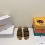 出厂价： Chloe 克洛伊专柜 夏季新款 最高限定顶级状态 十色发售 购入欧洲原版开发 克洛伊交叉粗跟拖鞋 原版开模 代购版本 定制交叉编织面料 人工固特异手