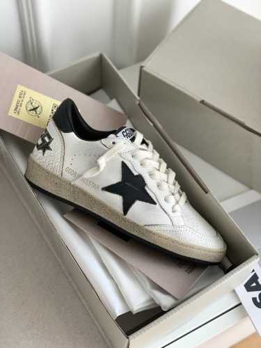 长期做货 黑底款# 顶级版本全套包装ggdb Ballstar 限量款情侣款板鞋 Golden Goose Deluxe Brand Ggdb小脏鞋 个性涂鸦，