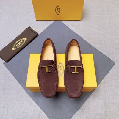 Tods 托德斯豆豆鞋新款男士首选品牌款式新颖时尚独特潮流迎合各种场合不失优雅气质高端大气 牛反绒水染牛皮里防滑耐磨橡胶大底码数38-44