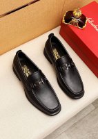 商品商标：Ferragamo 菲拉格慕 休闲皮鞋正码码数: 39-44 38.45.46订制 商品材料：精选 进口头层小牛皮鞋面+经典五金扣，进口水染牛皮内里。