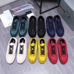 商品商标：PRADA 普拉达 轻便休闲鞋正码码数: 38-45商品材料：精选 磨砂牛皮拼接布面 羊皮内里 原版大底