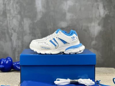巴黎世家 三代户外概念鞋 Balenciaga X adidas Sneaker Tess s.Gomma MAILLE WHITE ORANGE 纯原版本 原