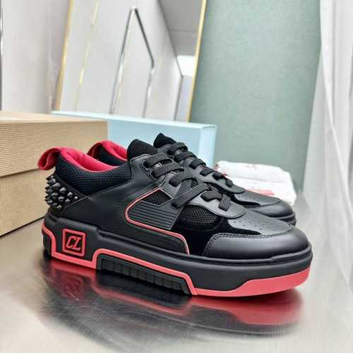 出厂价 王俊凯 杨幂 丁程鑫 陈牧驰王子异 同款Christian Louboutin路铂廷 2024 新品 ASTROLOUBI 男女同款厚底运动鞋红底鞋时尚