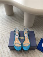 Aquazzura 24Ss 惊艳火爆款、菠萝 王室贵族的钟爱雍容华贵、气质高雅、到手如图柜级品质 进口真丝 璀璨别致水钻饰扣、小羊皮内里、意大利真a级真皮大底