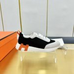 高版本 男40 私家顶级版本 爱马仕hermes2024春夏新款情侣运动休闲鞋系列 经典运动风格+英伦拼色设计，经典耐看！原版倒模楦型，极致1:1形体，进口高端