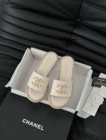 Chanel 25C春夏新款全系列链条拖鞋全系列首发 专柜有的我都有！高版本高品质鞋面牛皮 原版面料 内里羊皮 原版大底Size:35-39 其他码数定
