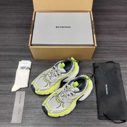 660 纯原版本Balenciaga巴黎世家 6Xl 圆头系带 低帮 老爹鞋灰荧光。重工打造 所有配件均通过定做出产正品裁片 正确字体电绣 粗细、位置、大小正确