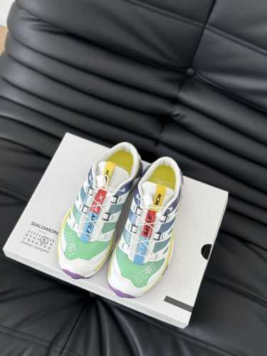 Mm6 X Salomon 2024联名款休闲鞋 各自品牌基因完美的糅合 不要太帅 原版开发 顶级品质 原版大底 Size:35-44