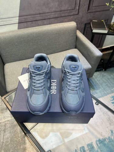 高版本联名款 Dior迪奥 X 石头岛stone Island 2024L家2024春夏新品 专柜最新爆款b30系列情侣款厚底反光跑鞋老爹鞋休闲运动鞋系列原版购