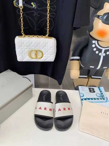 跑量价 Marni 新款编织拖鞋原版一比一出货 穿出去跟正品0区别所有细节材料全部zp一致 码数:35-41