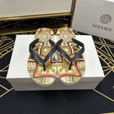 范思哲 官网最新款人字拖时尚男鞋，专柜品质官网1比1复刻，原板大底，休闲时尚，着脚舒适，做工精细，设计新颖，潮男不二之选，码数：38-44