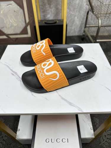 实价 情侣款 GUCCI-古奇 百搭休闲拖鞋，进口原版材质，羊皮内里 高档舒适，原版大底轻盈耐磨！纯手工制作，细节决定品质！37-44 35.36.46.47定