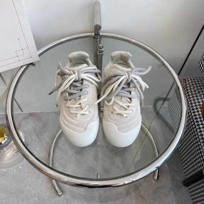 女 男 Alexander Wang 24Ss 秋冬最新 Flexion系列 复古 休闲 运动鞋 原版包装 原版购入开发 做货 这款flexion Off Wh