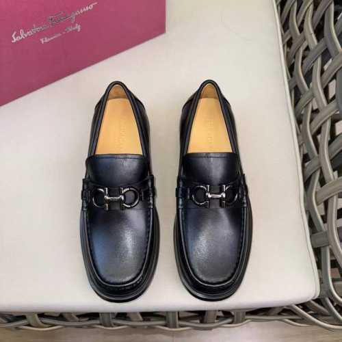 Ferragamo 顶级P: Size:39-44 38.45.定做 菲拉格慕 男神增高套脚底皮鞋系列专柜同步发售原厂配置，意大利进口原版牛皮面料，经典版面绅士