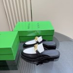 纯色330 做旧擦色工艺 BOTTEGA VENET*女士Astaire乐福拖鞋 原版一比一做法 一致结绳金属扣卡其色 当今流行的又一趋势 天花板啦最全色百搭