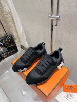 顶级版 情侣款 男码10 Hermes 爱马仕 Bouncing男女同款休闲运动鞋情侣款麂皮拼网面休闲鞋女码 35-41 40、41不退换 男码 39～45 4