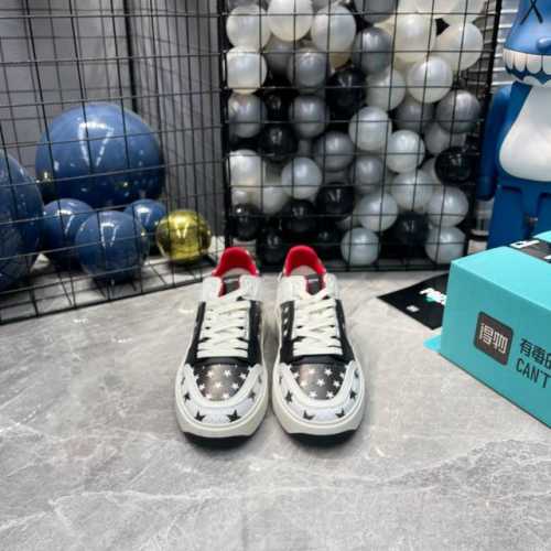 出厂 Balmain 巴尔曼男士休闲鞋：原单品质，鞋面进口牛皮，内里垫脚均采用进口牛皮，原版大底，舒适，轻巧，配码39-44， 38–45订做不退换