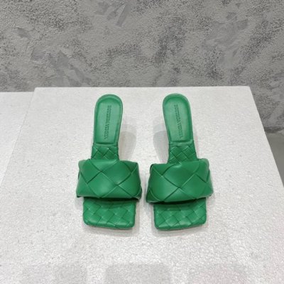 工厂P价P 顶级高版本 代购品质 原版开发Bottega Venetass火爆经典款夏季大编织高跟方凉拖鞋。Bv女士经典款Lido抢手大编织高跟凉鞋爆款，Ins