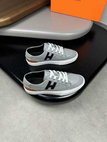 Hermes 爱马仕-高端品质 原单-鞋面：纳帕小牛皮、鞋身车缝品牌图腾-内里：水染牛皮-大底：原版tpr.橡胶 双色成型大底-超高品控 做工精细：凸显 高端